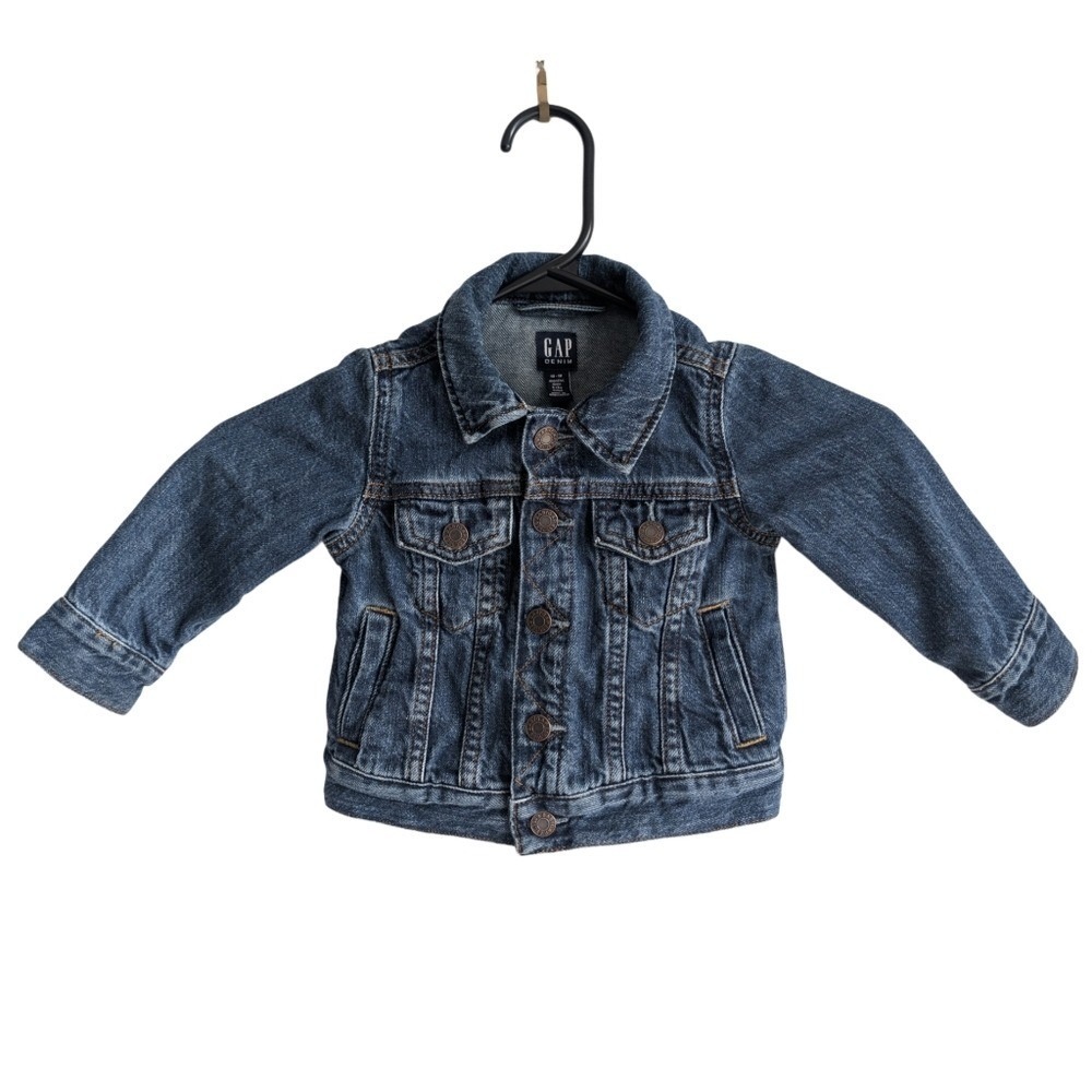 Gap‎ Baby 12-18 Months 100% Cotton Denim Blue Jean Jacket